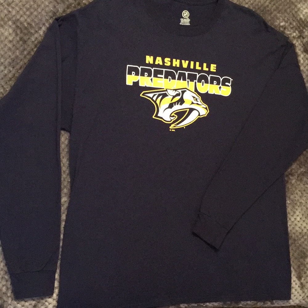 🏒 Nashville Predators Hockey Shirt, Dark blue